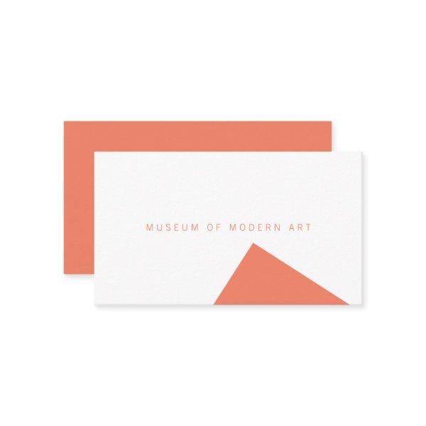 Museum Minimal Angle Front and Solid Back Business