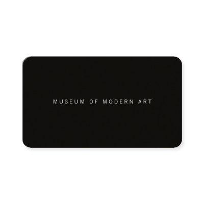 Museum Minimal Center Front and Back Two Business