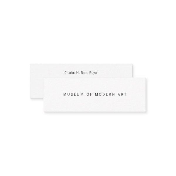 Museum Minimal Center Front and Back Two Business  Mini