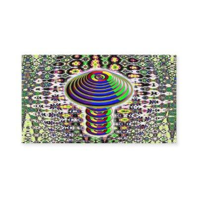 Mushroom, Digital Rainbow (Add Words)