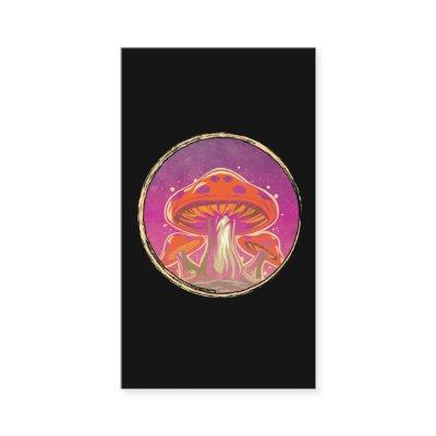 Mushroom Galaxy Psychedelic Graphic