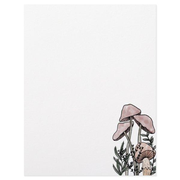 Mushrooms  letterhead