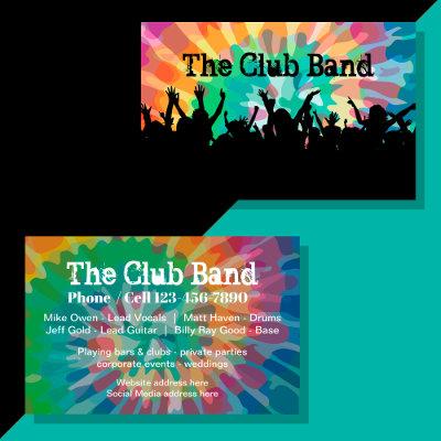 Music Band Cool Crowd Club Design