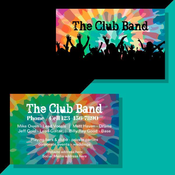 Music Band Cool Crowd Club Design