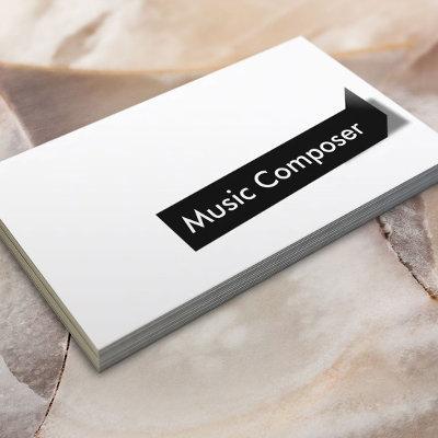 Music Composer Modern Black Label