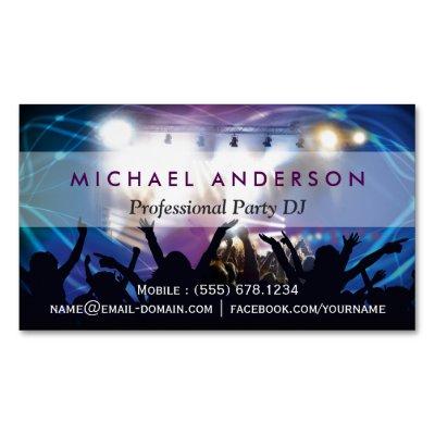 Music DJ Party Concert Planner - Modern Stylish Magnetic