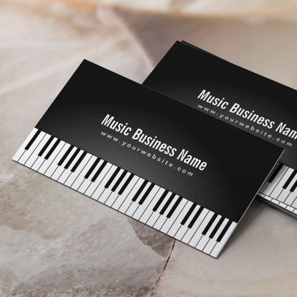 Music Elegant Black Grand Piano Keys Musical