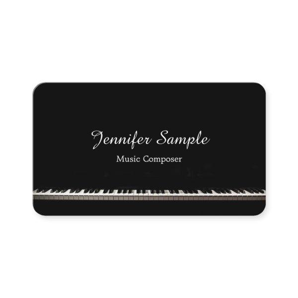 Music Instructor Composer Teacher Professional