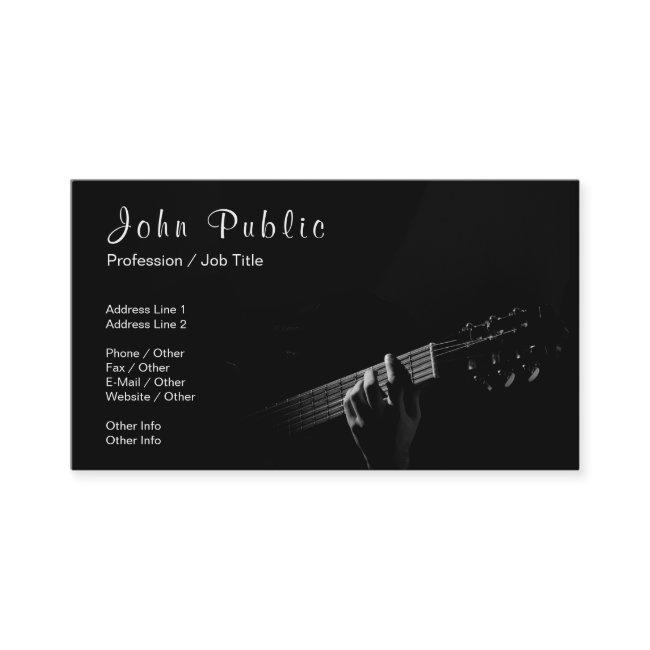 Music Instructor Guitar Lessons Signature UV Matte