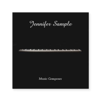 Music Instructor Teacher Elegant Modern Template Square
