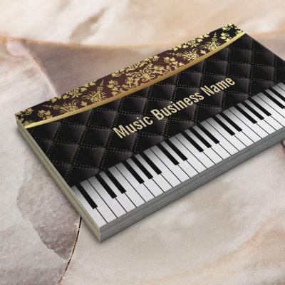 Music Luxury Diamond Pattern Piano Lessons