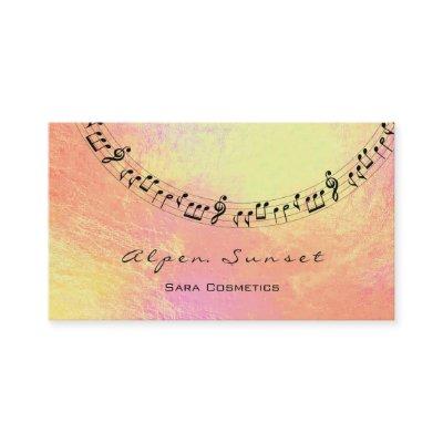 Music Makeup Lash Peach Coral Gold MetallicBlogger