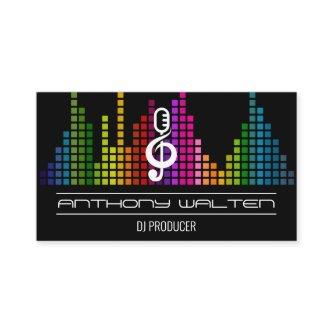 Music Microphone Logo | Colorful Equalizer