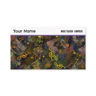 Music Notes on Abstract Background Professional