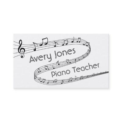 Music Notes Piano Teacher