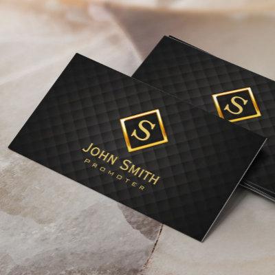 Music Promoter Gold Diamond Monogram