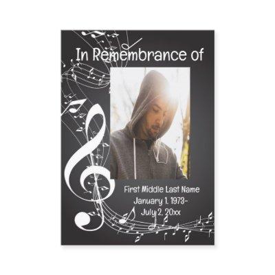 Music Remembrance Pocket Wallet Keepsake