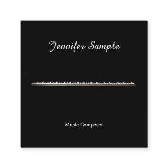Music Teacher Elegant Musician Template Modern Square