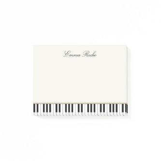 Music Teacher Elegant  Piano Keys  Post-it Notes