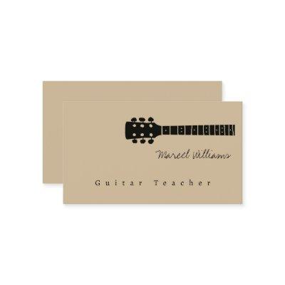 Music Teacher Guitar Beige