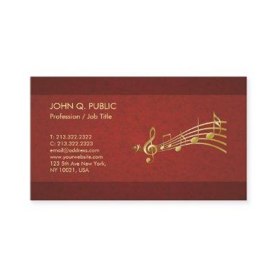 Music Teacher Guitar Elegant Silk Finish Luxe