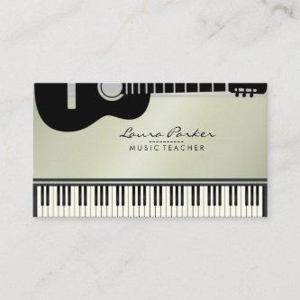 Music Teacher Guitar Piano Keyboard Musician