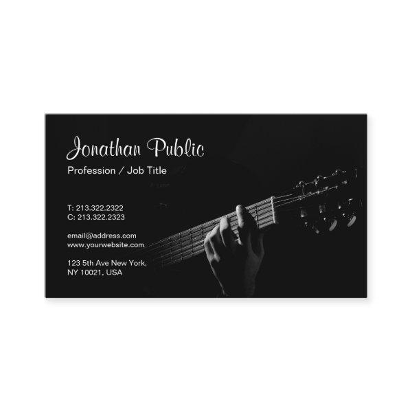 Music Teacher Instructor Guitar Lessons Template