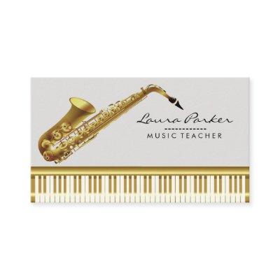 Music Teacher Piano Keyboard Saxophone Musician
