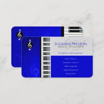 Music Teacher | Piano Keys Blue