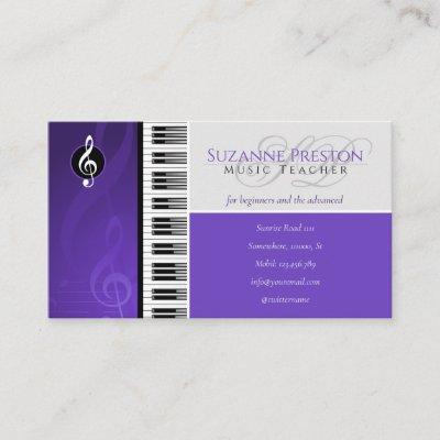 Music Teacher | Piano Keys Purple