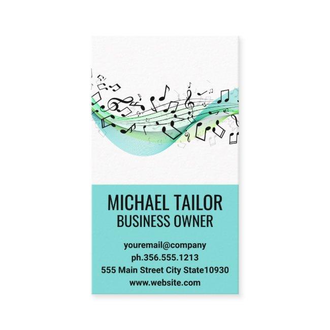 Musical Notes Abstract Background