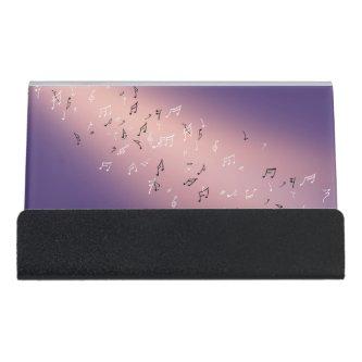 Musical Notes Lavender Moon  Desk  Holder
