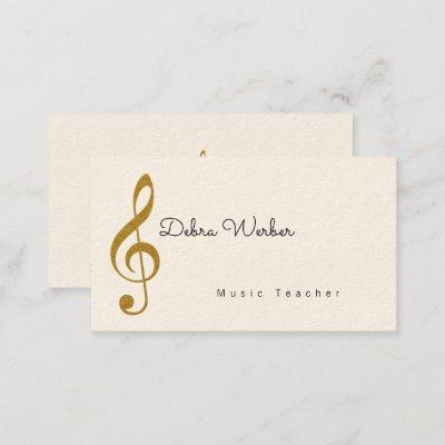 Musician  with treble music note