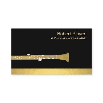 Musician Clarinet Player Audio Gold Sound Waves
