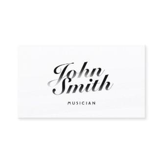 Musician Classy Calligraphy Elegant