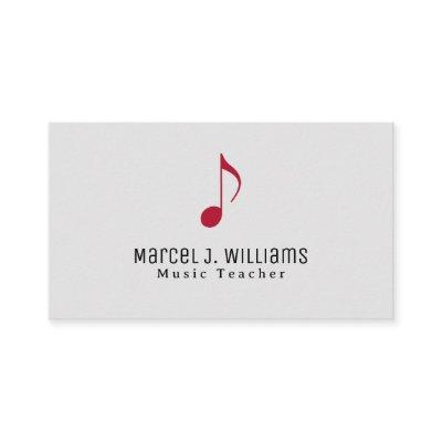 Musician Minimalist Professional Card
