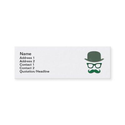 Mustache, Derby and Eye Glasses Mini
