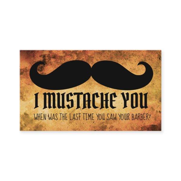 Mustache slogan