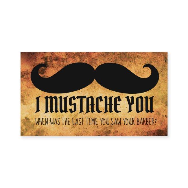 Mustache slogan