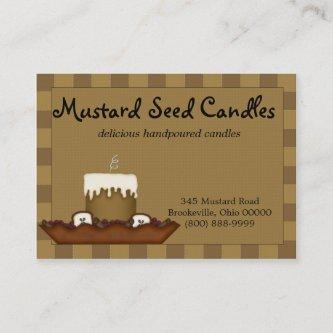 Mustard Primitive Country Candle