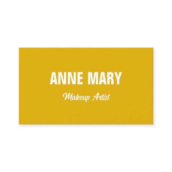 Mustard Yellow White Colorful Bright Professional