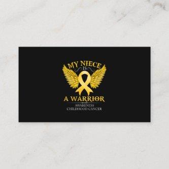 My Niece is A Warrior Childhood Cancer Awareness