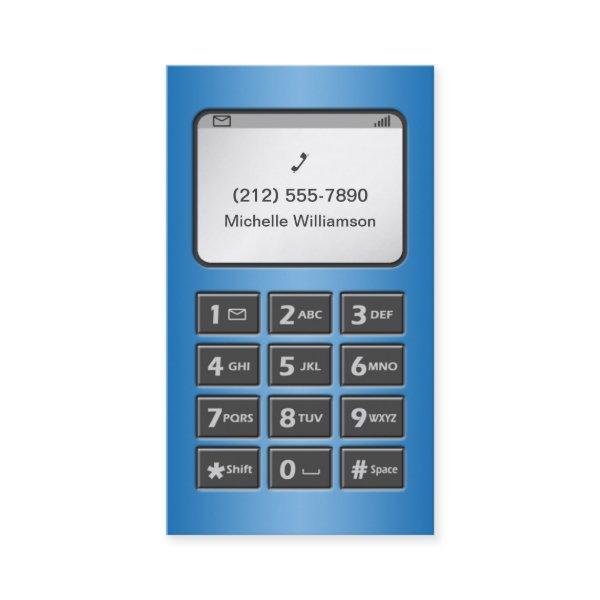 My Other Phone - Blue Personal Calling Cards