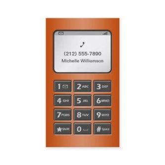 My Other Phone - Orange Personal Calling Cards