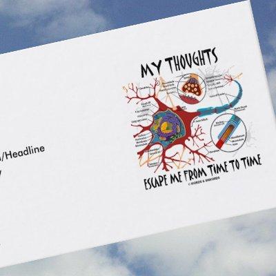 My Thoughts Escape Me From Time To Time (Neuron)