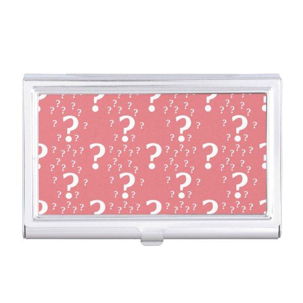 Mystery question mark riddle puzzle coral  case