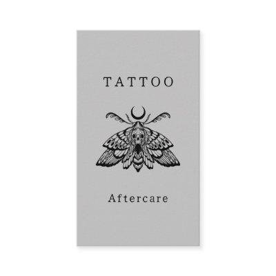 Mystic Death moth Tattoo Aftercare Instructions