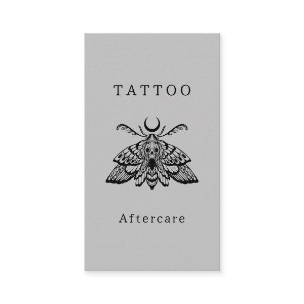 Mystic Death moth Tattoo Aftercare Instructions