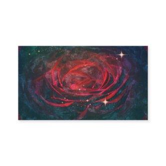 Mystic Deep Red Rose Gothic