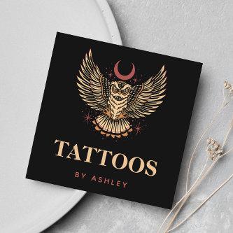Mystic Night Owl Tattoo Artist Studio Social Media Square